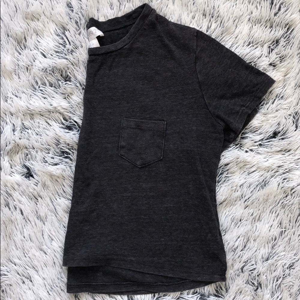 FOREVER 21 pocket tee crop top